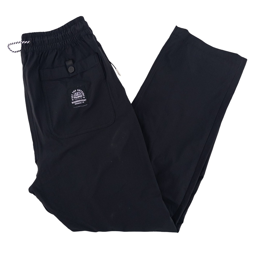 Bearded Goat Womens Small Summit Pants Black Ripstop Hiking‎ Gorpcore Outdoors